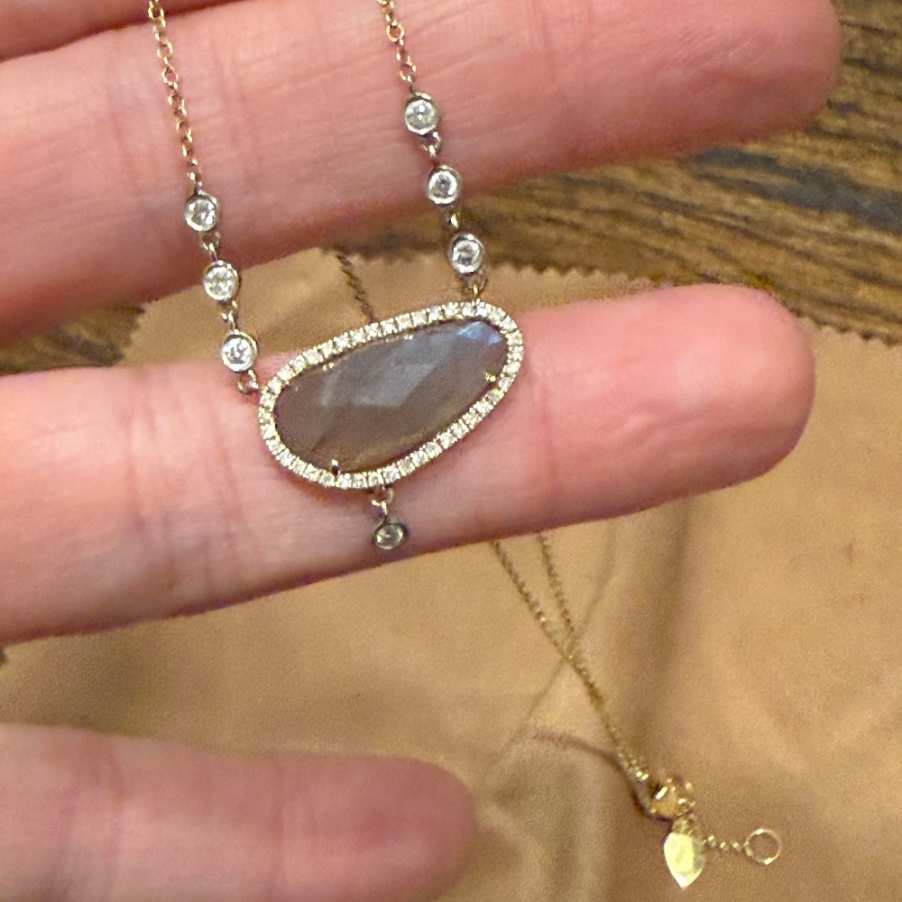 ONE of a KIND MEIRA T with labradorite center stone